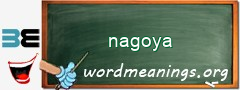 WordMeaning blackboard for nagoya